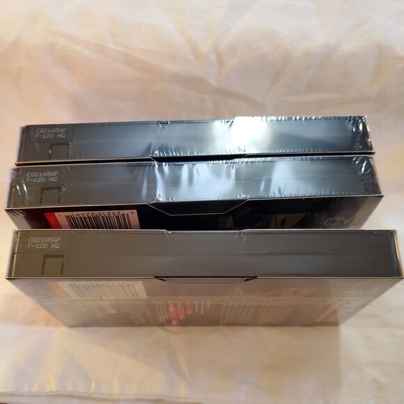 Lot Of 5 Maxell HGX-Gold Video VHS Tapes T-120 Brand New Sealed - Picture 6 of 6